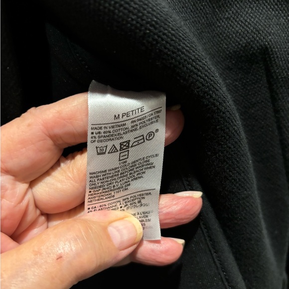 Banana Republic black mandarin collar soft knit blazer jacket new w tags. FALL - Picture 8 of 10